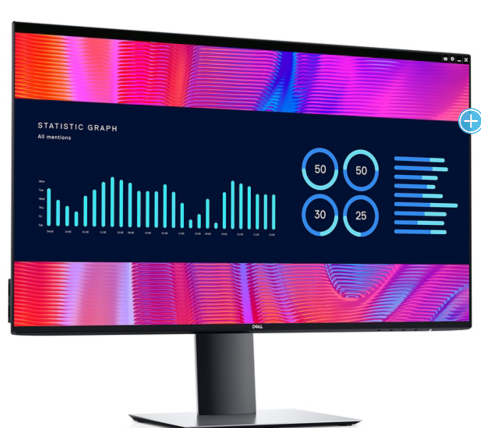 戴尔 UltraSharp 27 系列 USB-C 中心显示器：U2721DE